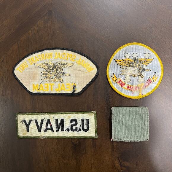 Vintage & New Iron On & Sewn On Patch Lot Of 12 Military Marvel And More - Picture 5 of 9